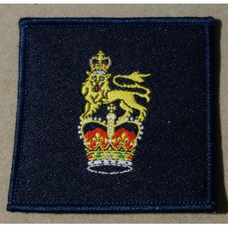 Queen Elisabeth II TRF, farbig, gewebt, mit Rand, neu