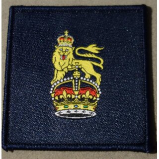 King Charles III TRF, farbig, gewebt, mit Rand, neu