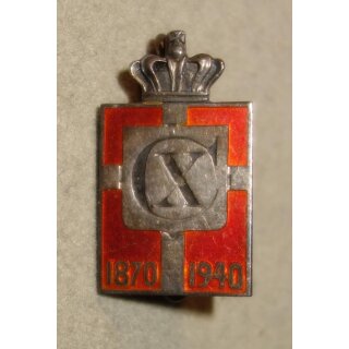 Badge, 925 Sterling Silver, with Hallmarks, Brooch Back