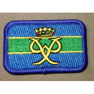 C Sqn. Mit Duke of edinburgh\'s Cypher, farbig, gestickt, mit Rand, neu