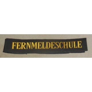 Fernmeldeschule, gro&szlig;e Schrift