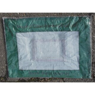 green, Second Class Mail