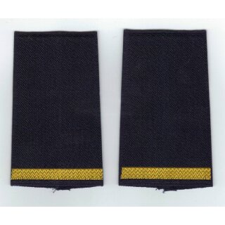 Aufschiebeschlaufe, blau/gelb, Marine, neu