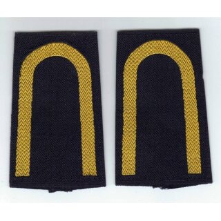 Aufschiebeschlaufe, blau/gelb, Marine, neu