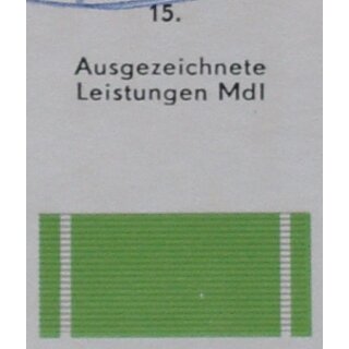 Ribbon slide, new Style, printed, original Strip with 17 ea.