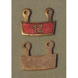 302-12a, bronze coloured, Enamel