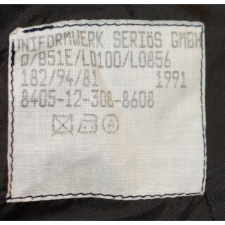 Size 36, 182/94/81, 1991