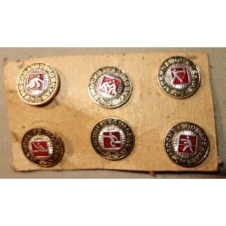 No.4, Set of 6 on original Card, Reverse priced 4.80 Ruble