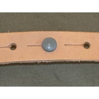 Complete, Strap and Buckle Piece, Plastic button, grey, new
