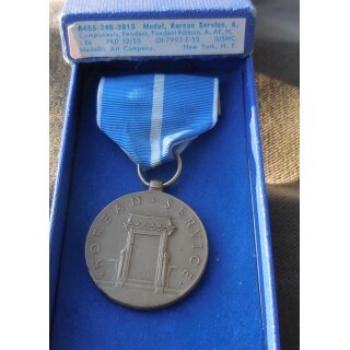 Full Size Medal Set, Cardboard Case 1, 12/55